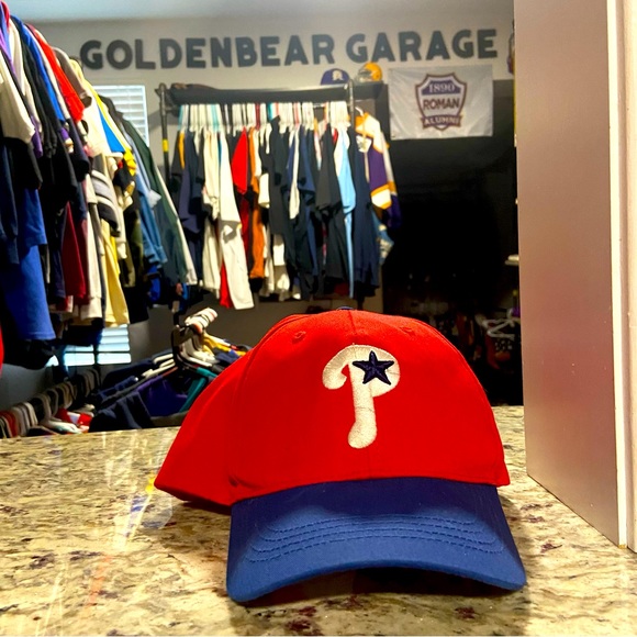 Vintage Twins Enterprise Youth Red Philadelphia Phillies Snapback Hat - Picture 1 of 4